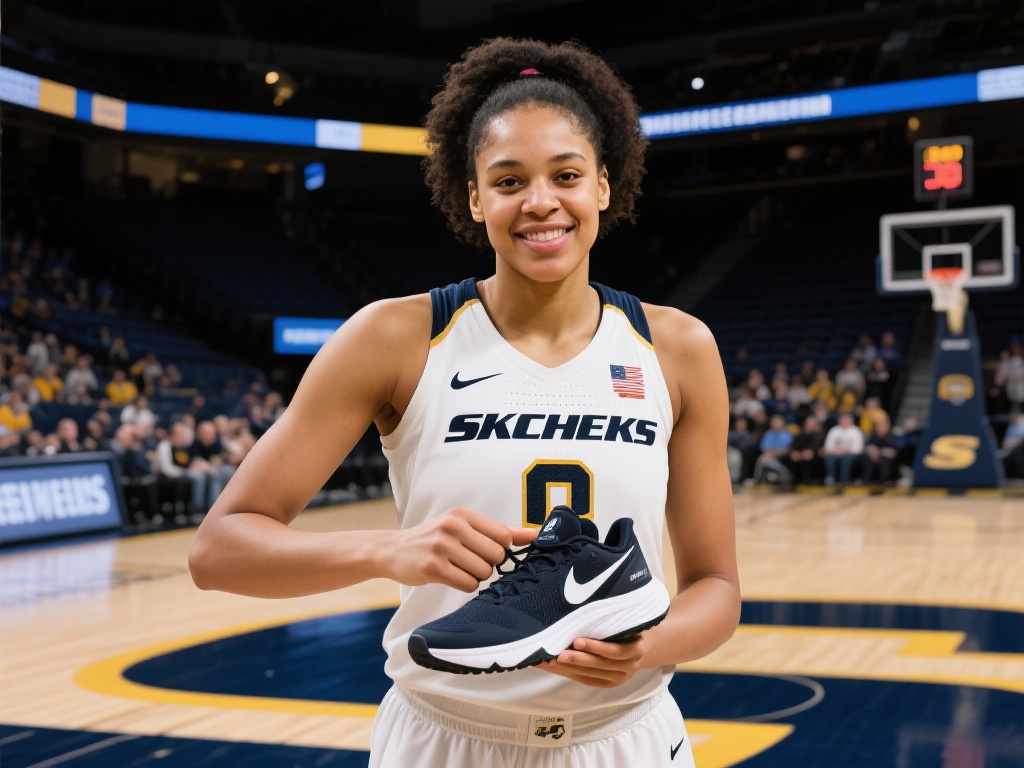 斯凯奇签约首位女大学篮球明星基基-伊里芬震撼登场 近年来,运动品牌纷纷加大对大学校园赛事的